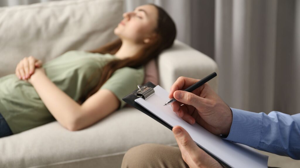 A woman relaxing during Cocaine Addiction Treatment in Denver